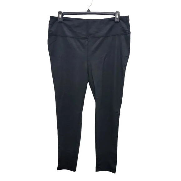 Seven7 Woman's Black Coated Pull On Wet‎ Look Faux Leather Legging Plus Size XXL - Picture 1 of 4